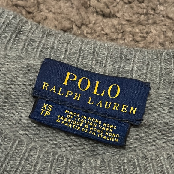 Ralph Lauren Polo Sweater Dress-Sz XS-Gray-Italian Yarn- - Picture 12 of 16